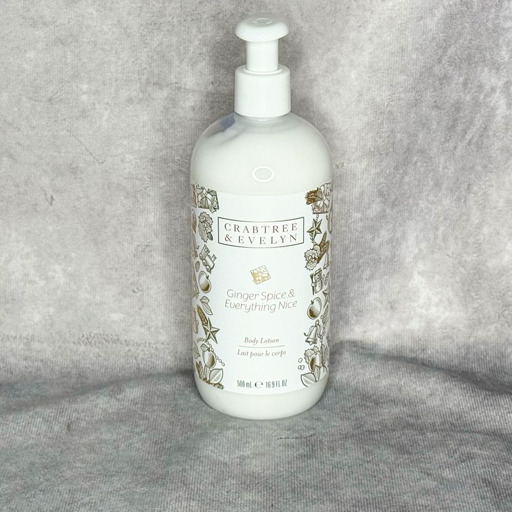 CRABTREE & EVELYN Ginger Spice & Everything Nice Body Lotion 16.9 fl. oz New